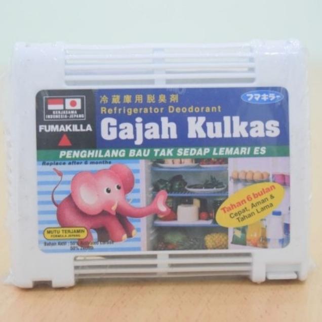 Penghilang Bau Kulkas Cap Gajah Penghilang Bau Tak sedap Kulkas 1