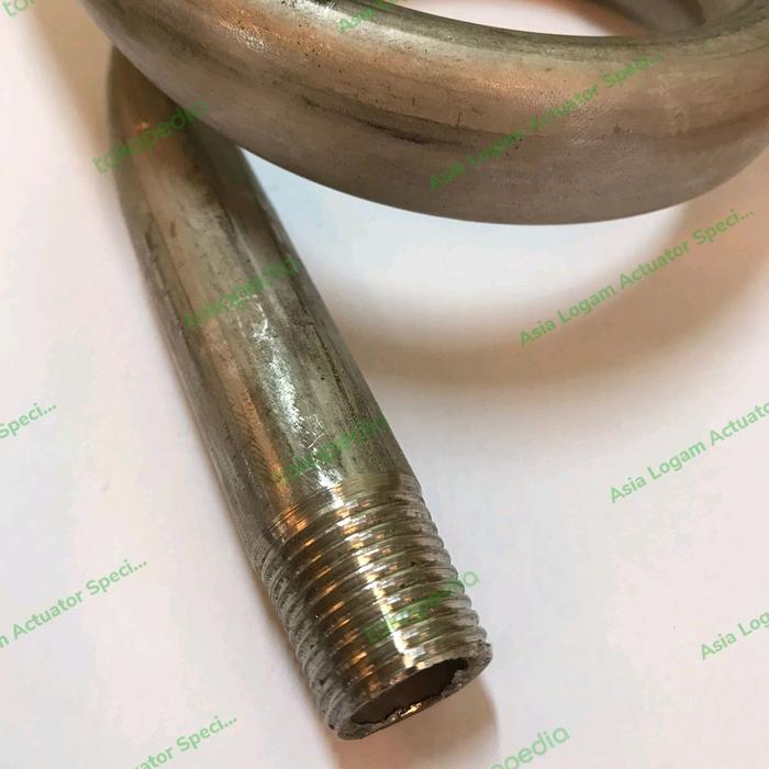 Jual pipa sifon stainless siphon shifon syphon tipe O pressure gauge ...
