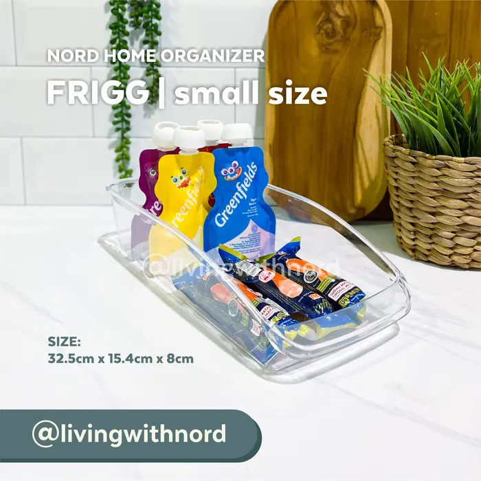 Gambar [NORD] STORAGE BOX ORGANIZER, STORAGE BOX MULTIFUNGSI MODEL TRANSPARAN dari Living with NORD Kota Surabaya 4 Tokopedia