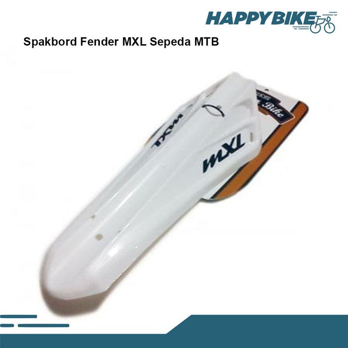 Gambar Spakbord / Fender tengah MXL White dari Happy Bike Kota Administrasi Jakarta Selatan Tokopedia