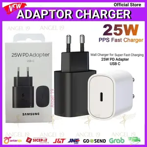 ADAPTOR CHARGER 25W SAMSUNG ORIGINAL, KEPALA CHARGER SAMSUNG 25W ORI