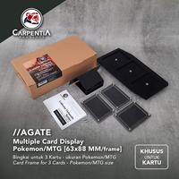 Gambar AGATE - 3 Card Premium Display/Display Kartu 3 Deret - Pokemon MTG dari Carpentia Indonesia Kota Tangerang Selatan 4 Tokopedia