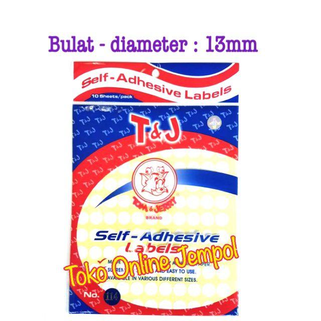 Gambar BULAT 13mm no.114 Label Tom and Jerry stiker Jerry sticker ATK1335TJ dari Toko Online Jempol Kota Administrasi Jakarta Pusat Tokopedia