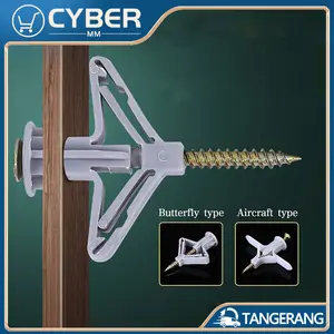 50Pcs/Set Gypsum Viser / Sekrup Gypsum / Nylon Toggle