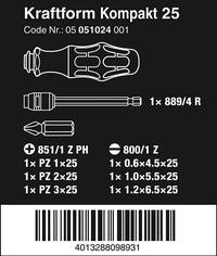 Gambar Obeng Bits Set Wera 05051024001 Kraftform Kompakt 25 With Pouch 7 Pc dari warungtools Kota Administrasi Jakarta Utara 4 Tokopedia