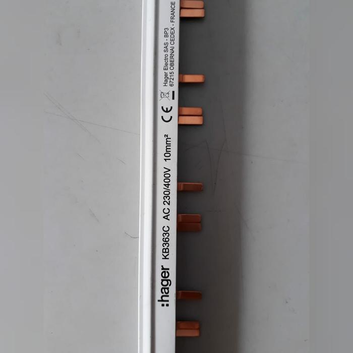 Gambar Rel Sisir MCB Busbar Jamper 3 Phase 3P 63A (KB 363 C) Hager dari Jagoan Listrik Kota Surabaya Tokopedia