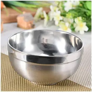 Mangkok korea stainless Tebal / Mangkok double Wall Bowl