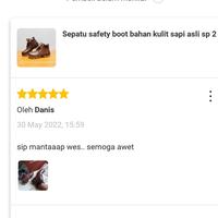 Gambar Sepatu safety boot bahan kulit sapi asli sp 2 dari Safety Boots Pria Kota Surabaya 5 Tokopedia