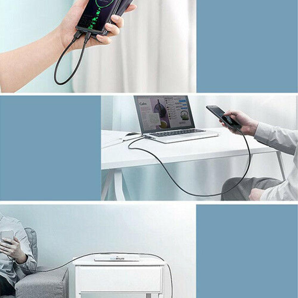 UGREEN Kabel Charger USB C - USB A 3A 1.5m - Black US287 60117
