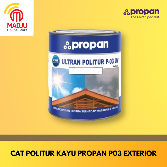 Gambar Cat Politur Kayu Propan P03 Exterior dari MADJUTOKO_NEW Kota Bekasi Tokopedia