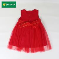 Gambar BANANA Dress Bayi Perempuan Tanpa Lengan Merah Bordir tulle - XS dari BANANA Official Store Kota Administrasi Jakarta Timur 2 Tokopedia