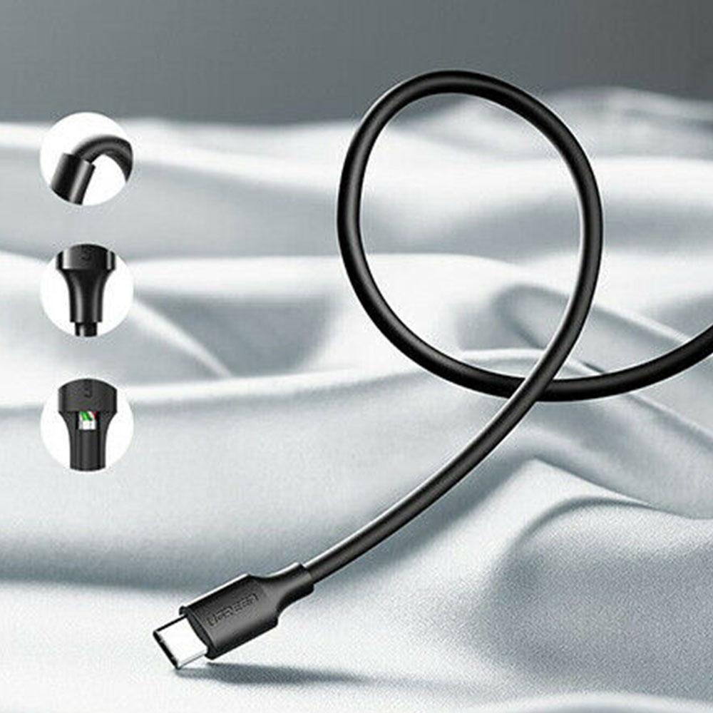 UGREEN Kabel Charger USB C - USB A 3A 1.5m - Black US287 60117