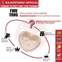 Gambar ( TEMPAT MAKAN ) FWU FONG STYLE DISH LOVE PET BOWL KUCING ANJING - CREAM dari Rajapetshop Official Kota Surabaya 3 Tokopedia