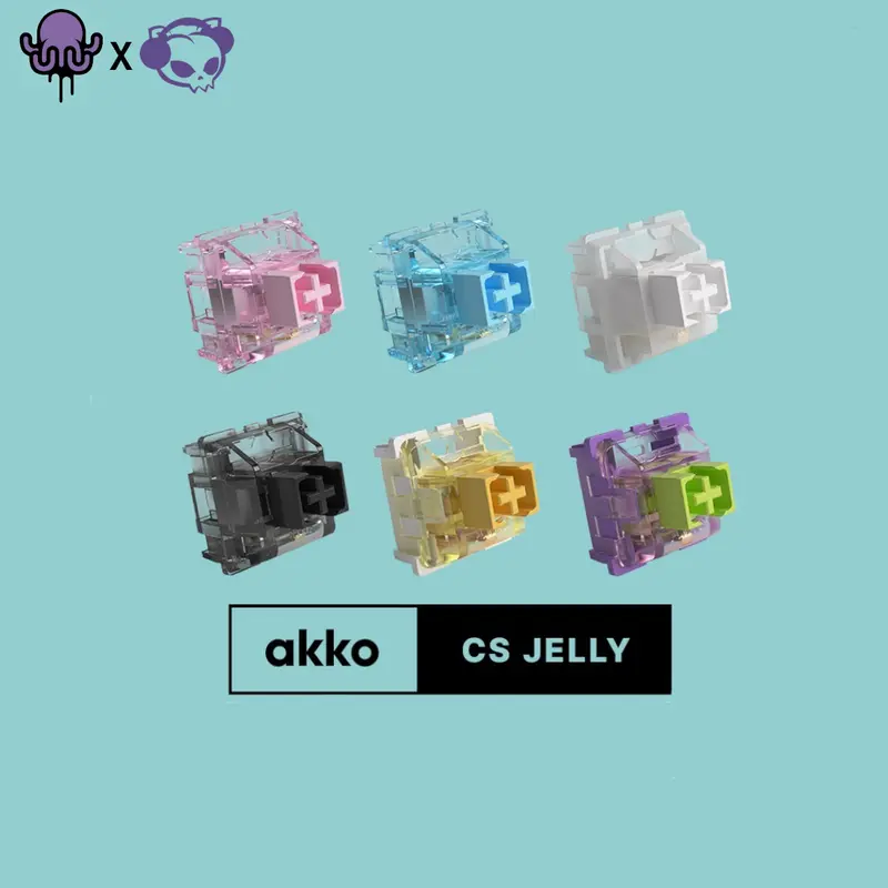 AKKO CS JELLY SWITCH (SPONGE/STARFISH) MECHANICAL KEYBOARD 0
