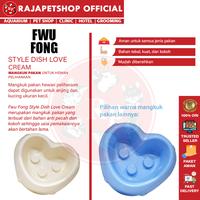 Gambar ( TEMPAT MAKAN ) FWU FONG STYLE DISH LOVE PET BOWL KUCING ANJING - CREAM dari Rajapetshop Official Kota Surabaya 2 Tokopedia