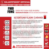 Gambar ( TEMPAT MAKAN ) FWU FONG EASY PET DISH M BOWL ANJING KUCING KELINCI - Biru dari Rajapetshop Official Kota Surabaya 5 Tokopedia
