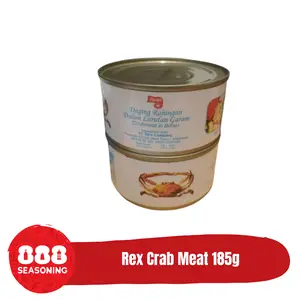 REX Crab Meat (Daging Rajungan Kaleng) 185g