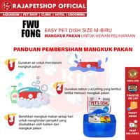 Gambar ( TEMPAT MAKAN ) FWU FONG EASY PET DISH M BOWL ANJING KUCING KELINCI - Biru dari Rajapetshop Official Kota Surabaya 4 Tokopedia