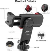 Gambar ULANZI ST-06S Holder Smartphone HP Z-Axis 360 with 2 Cold Shoe Vlog dari G-Rex Kota Administrasi Jakarta Barat 2 Tokopedia