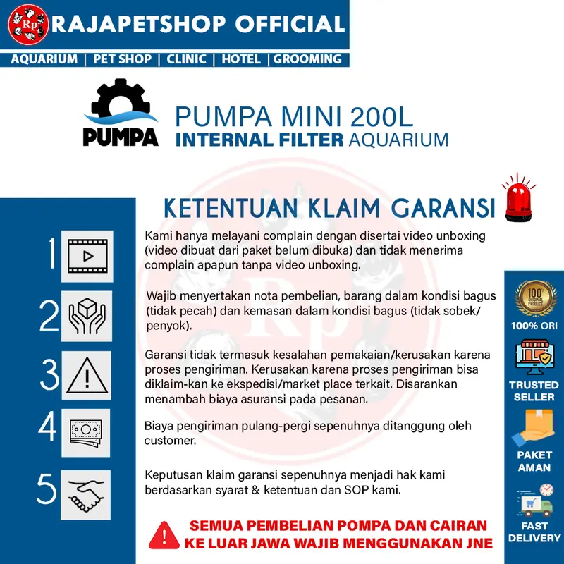 ( INTERNAL FILTER ) SUNSUN PUMPA MINI 200L AQUARIUM AQUASCAPE 4