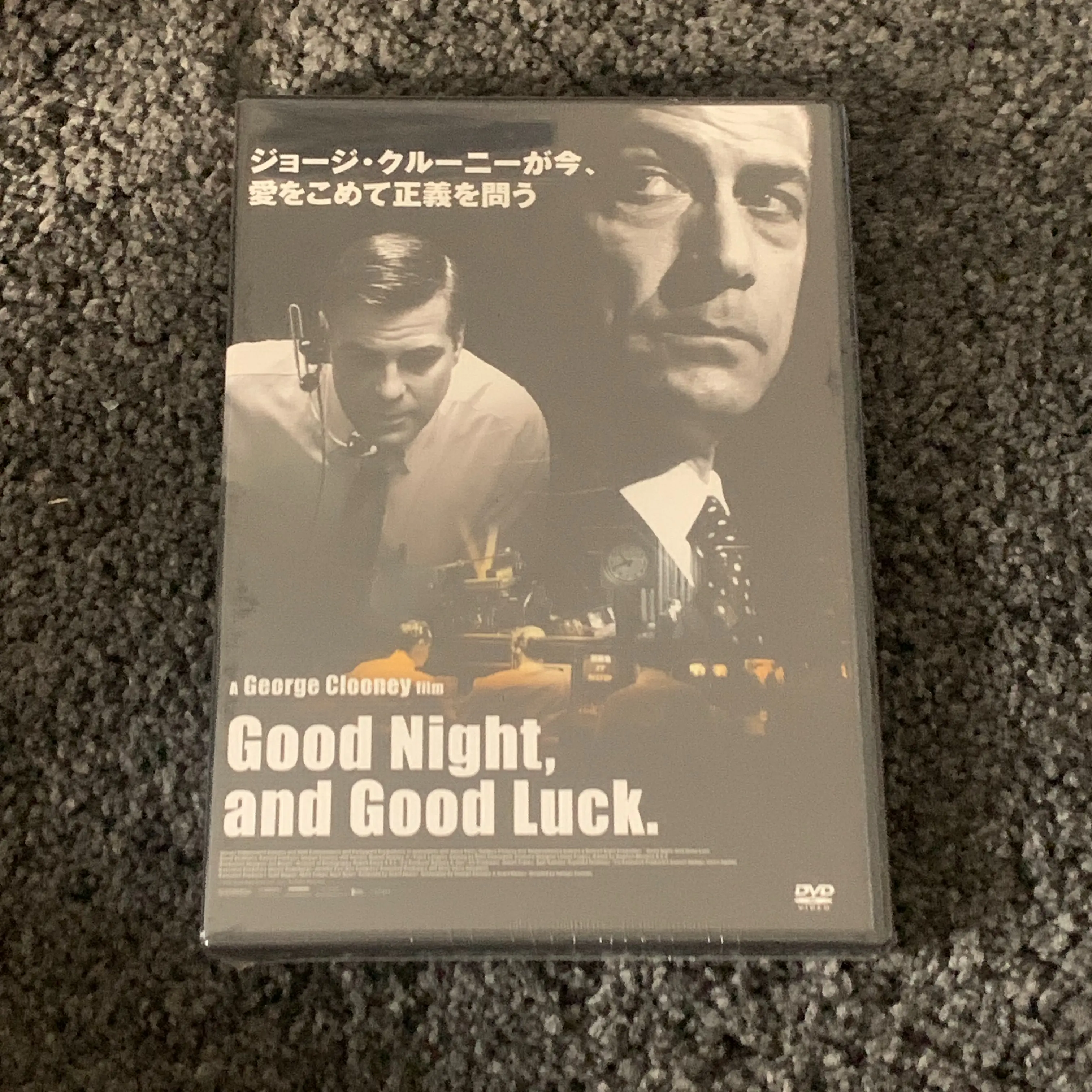 ORIGINAL IMPORT DVD: GOOD NIGHT AND GOOD LUCK (MADE IN JAPAN)