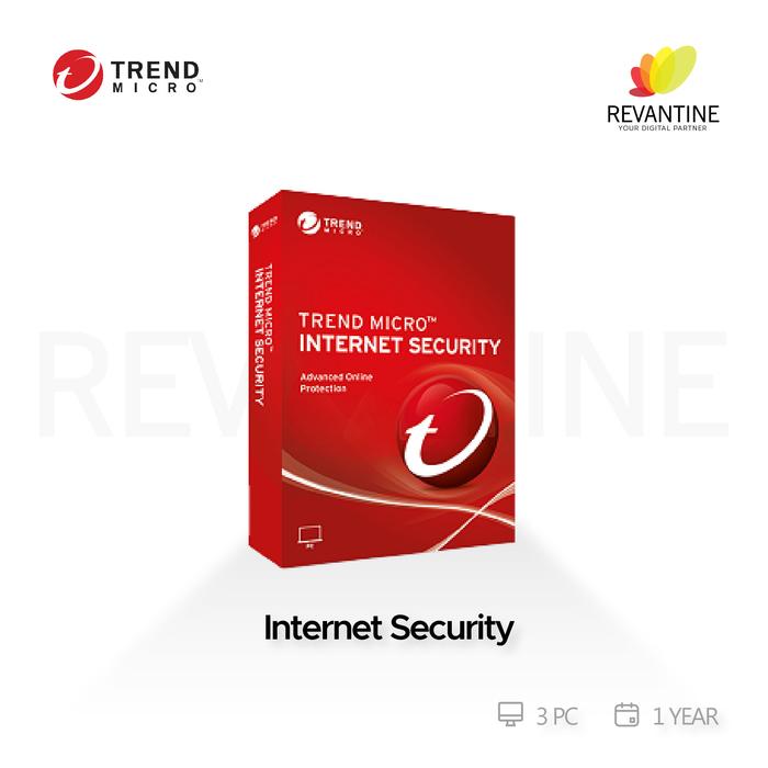 Gambar Antivirus Trend Micro Internet Security Latest Version 3 PC 1 Year dari Revantine Store Kota Depok Tokopedia