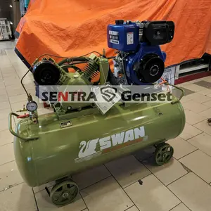 Kompresor swan 3 hp HVU203 komplit engine diesel