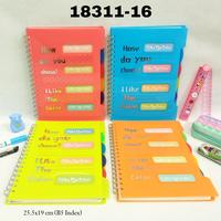 Gambar SOS Notebook Spiral B5-90 Index / Buku Spiral dari SOS Sukses Online Stationery Kota Administrasi Jakarta Utara 3 Tokopedia