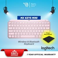 Gambar Logitech MX Keys Mini Wireless Illuminated Keyboard - Rose dari Blisatu.id Kota Administrasi Jakarta Pusat 4 Tokopedia