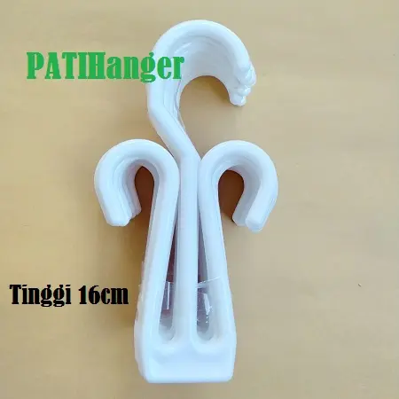 1 Lusin Hanger Gantungan Sepatu/Sandal Putih 0