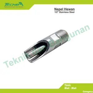 Nepel Ternak Dot Kompeng Babi Kambing Stainles