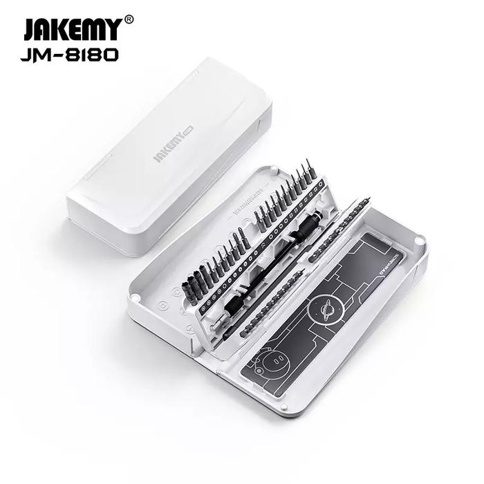 Gambar Jakemy JM-8180 B 47 in 1 Obeng CRV Reparasi Komputer Jam tangan Socket dari House Sparepart Kab. Tangerang Tokopedia