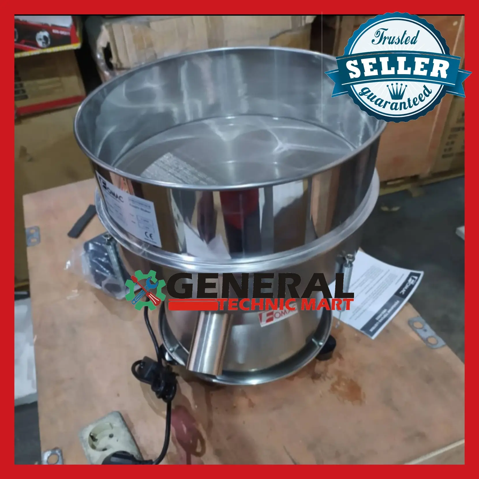 Mesin Pengayak Tepung FOMAC VIBRO SEPARATOR MACHINE VBS-HR05 VBS HR05