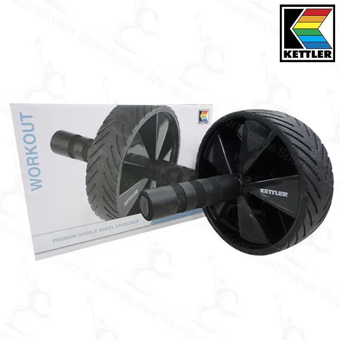 Kettler Premium Double Wheel Exercise ABS Wheel Roller 0