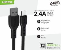 Gambar Hippo Caby 5 Kabel Data & Charger USB Type C dari Hippo Official Yogyakarta Kota Yogyakarta 2 Tokopedia