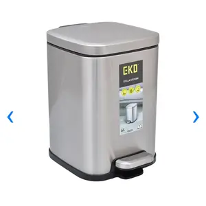 Eko Tempat Sampah Pedal 6l - Silver