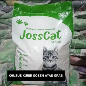 gosend grab pasir jossCat 25 liter wangi gumpal bagus promo murah