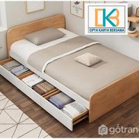 Gambar Tempat tidur laci 160 dari Cipta Karya Bersama. Kab. Lebak 1 Tokopedia