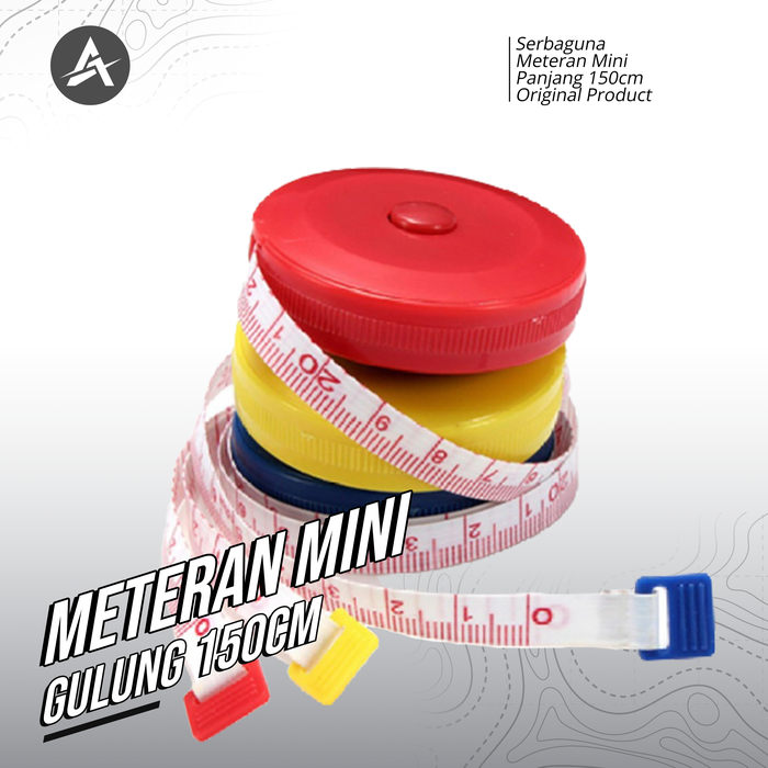 Gambar Meteran Mini Gulung 150cm Serbaguna dan Praktis dari Antares Star Kab. Bekasi Tokopedia