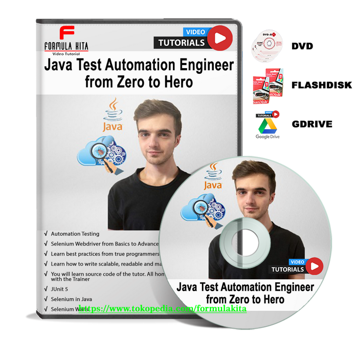 Jual VIDEO TUTORIAL JAVA TEST AUTOMATION ENGINEER - FROM ZERO TO HERO ...