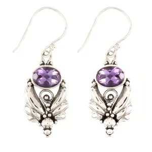 Anting Perak 925 Wanita Dengan Permata E162