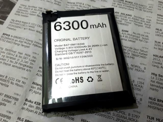 Gambar Baterai Hape Outdoor Doogee S68 Pro New Original 100% 6300mAh dari CNC phoneshop Kota Administrasi Jakarta Pusat Tokopedia