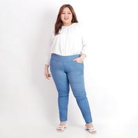 Gambar Eve Celana Semi Jeans Denim Big Size Celana Jumbo Stretch Melar ECP054 dari Eve Maternity Store Kota Administrasi Jakarta Barat 1 Tokopedia