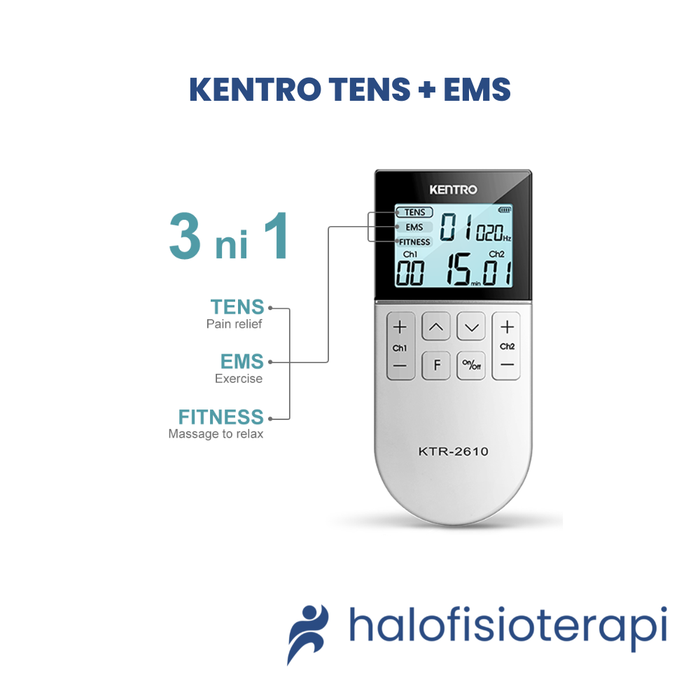 Gambar TENS EMS FIsioterapi Kentro Portable Stimulator TENS EMS Fisioterapi dari Halofisioterapi Shop Kota Denpasar Tokopedia