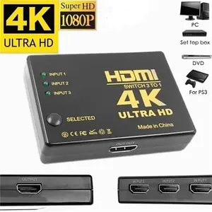 HDMI Switch Switcher HDMI 3 to 1 ( 3 Port ) + Remote