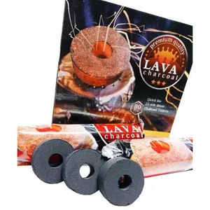 Lava Charcoal ARAng Bukhur Bulat Berlubang 35mm Pengharum Ruangan 10 Pcs Quick Lite Premium Quality