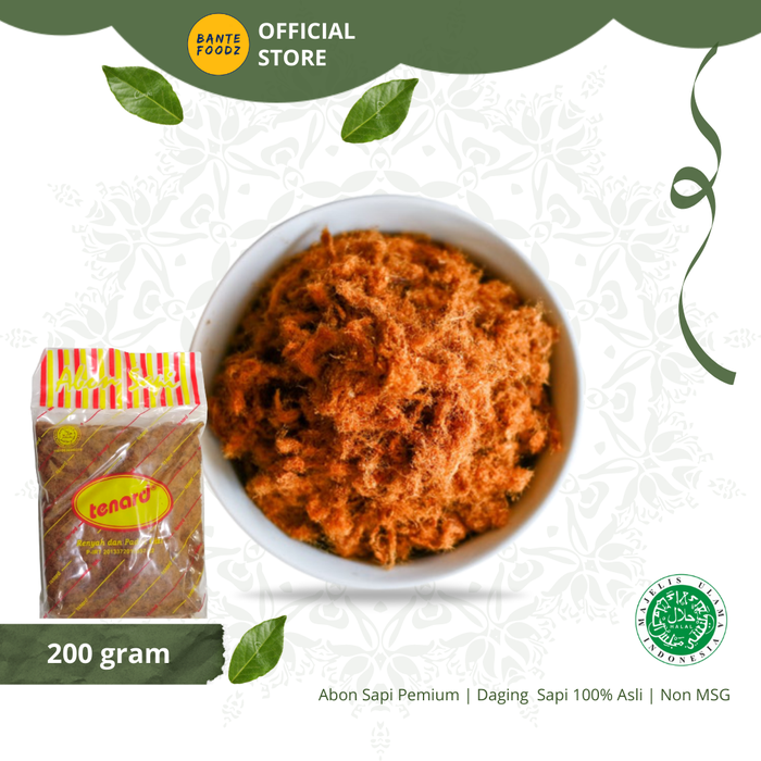 Gambar Abon Sapi Asli Manis 200 g dari Bante Foodz Official Store Kota Administrasi Jakarta Barat Tokopedia