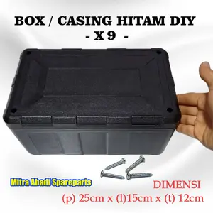Kotak / Box Casing Plastik Adaptor Komponen DIY X9 250x150x120 mm