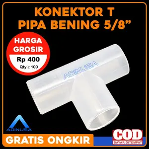 KONEKTOR T PIPA BENING SHOCKET 3 TEE | AQUARIUM AQUASCAPE AKUARIUM