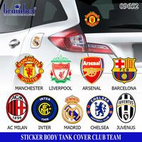 Gambar Stiker Club Soccer Klub Sepakbola Sticker Tank Cover Body Kaca Mobil - MU dari Brainbox Car and Home Kota Batam 1 Tokopedia